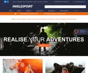 Inglesport.com(Realise Your Adventures) Screenshot