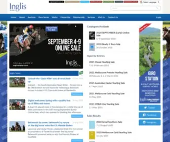 Inglis.com.au(Thoroughbred Horses for Sale and Auction) Screenshot