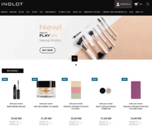 Inglot.ba(Inglot Store Sarajevo) Screenshot