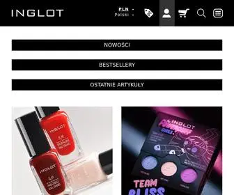 Inglot.pl(Kosmetyki do makijażu) Screenshot