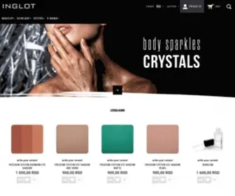 Inglot.rs(One of the world’s leading manufacturer in colour cosmetics) Screenshot