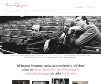 Ingmarbergman.se(Ingmar Bergman) Screenshot