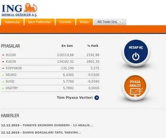 Ingmenkul.com.tr(Pay piyasası) Screenshot