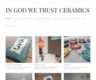 Ingodwetrustceramics.com(In God We Trust Ceramics) Screenshot