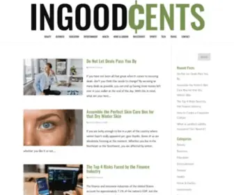 Ingoodcents.com(In Good Cents) Screenshot