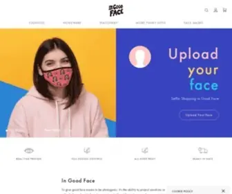 Ingoodface.com(Personalized Face Gifts) Screenshot