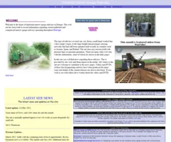 INGR.co.uk(Industrial Narrow Gauge Railways) Screenshot