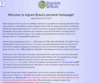 Ingram-Braun.net(Ingram Braun) Screenshot