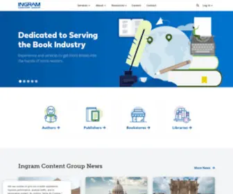 Ingramcontent.com(Ingram Content Group) Screenshot