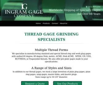 IngramGage.com(Ingram Gage Company) Screenshot