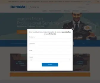 Ingrammicrotraining.com(Ingram Micro) Screenshot