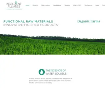 Ingredientalliance.com(Ingredient Alliance) Screenshot