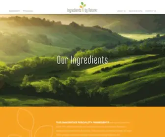 Ingredientsbynature.com(Ingredients by Nature) Screenshot