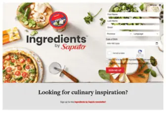 Ingredientsbysaputo.ca(Ingredientsbysaputo) Screenshot