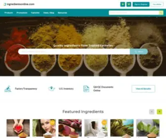 Ingredientsonline.com(Shop The Factory) Screenshot