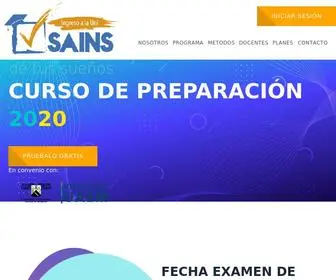 Ingresoalauni.com(Cursos de ingreso a la universidad) Screenshot
