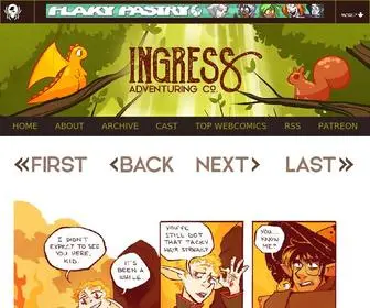 Ingress-Comic.com(A fantasy adventure webcomic) Screenshot