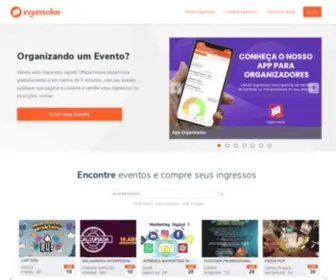 Ingressolive.com(Plataforma Online de Eventos) Screenshot