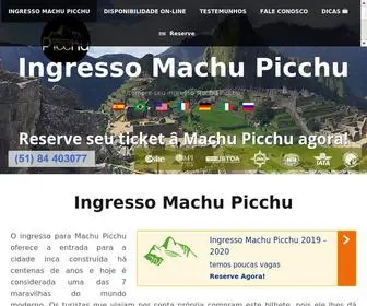 Ingressomachupicchu.com(Ingresso Machu Picchu) Screenshot