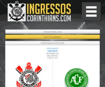 Ingressoscorinthians.com.br(Ingressos Corinthians) Screenshot