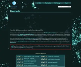 Ingresswiki.de(IngressWiki) Screenshot