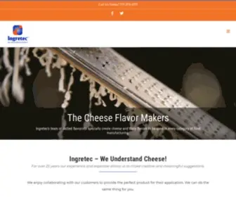 Ingretec.com(The Cheese Makers) Screenshot