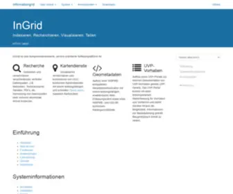 Ingrid-OSS.eu(Informationgrid) Screenshot