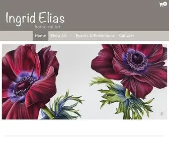 Ingrideliasbotanicalart.com( Ingrid Elias) Screenshot