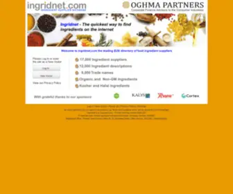 Ingridnet.com(Food ingredients) Screenshot