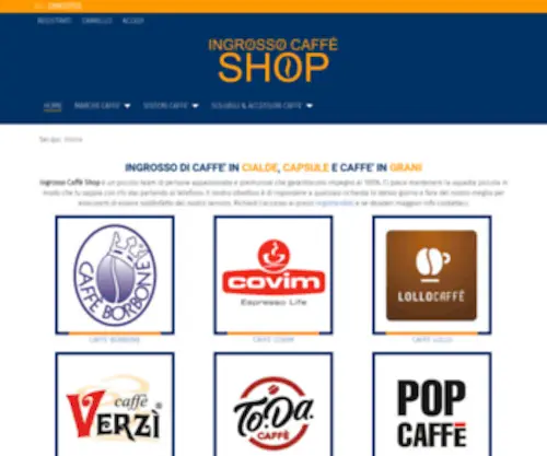 Ingrossocaffe.shop(Ingrosso Caffè) Screenshot