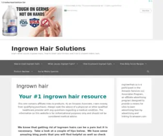 Ingrownhair.ca(This site) Screenshot