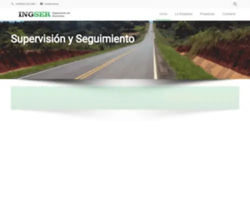 Ingser.com.py(INGSER S.A. – Ingeniería y Servicios) Screenshot