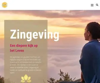 Ingspire.nl(Hét Zingevingsplatform) Screenshot