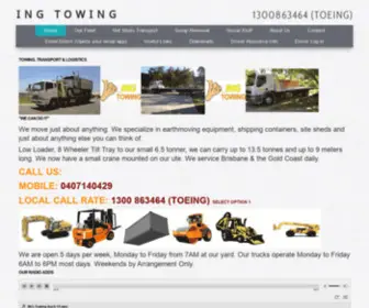 Ingtowing.com(ING Towing) Screenshot