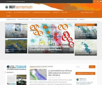 IngVterremoti.com(Home) Screenshot