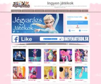 Ingyenjatekok.sk(Ingyenjatekok) Screenshot