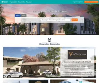 Inhabitat.com.mx(La mejor guía inmobiliaria) Screenshot