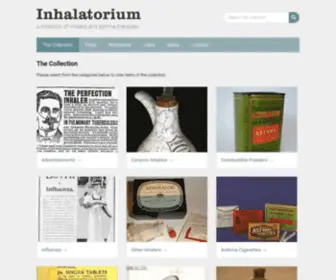 Inhalatorium.com(An inspiring history) Screenshot