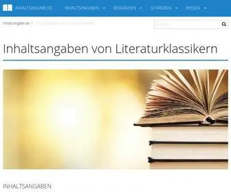 Inhaltsangabe.de(Biografien & Hintergrundwissen) Screenshot