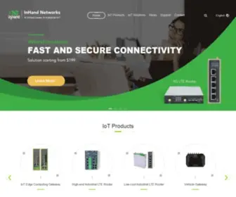 Inhandnetworks.com(InHand Networks) Screenshot