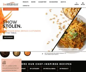 Inharvestfoodservice.com(InHarvest) Screenshot