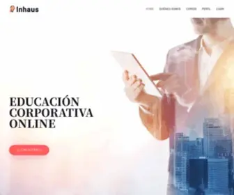 Inhaus-Edu.com(Otro sitio realizado con WordPress) Screenshot