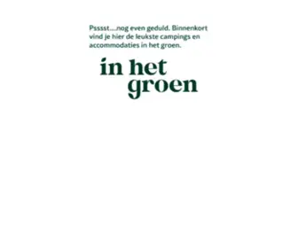 Inhetgroen.nl(Binnenkort online) Screenshot