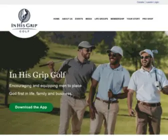 Inhisgripgolf.com(In His Grip Golf) Screenshot