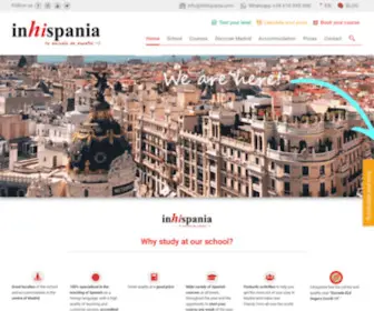 Inhispania.com(Learn Spanish in Madrid) Screenshot
