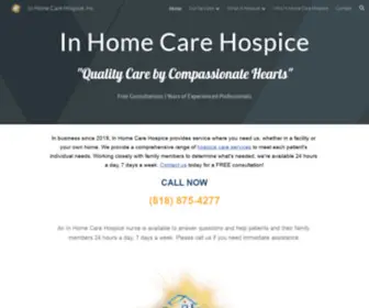 Inhomecarehospice.com(In Home Care Hospice) Screenshot