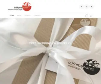 Inhomewares.com.au(Bespoke Hampers & Gifts) Screenshot