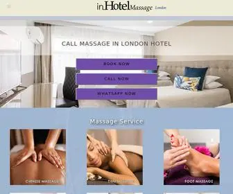 Inhotelmassage.com(Massage in hotel or home) Screenshot