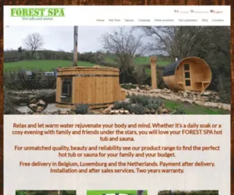 Inhottub.be(FOREST SPA) Screenshot
