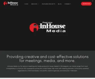 Inhousegroup.com(Full-service Media and Meeting Production) Screenshot